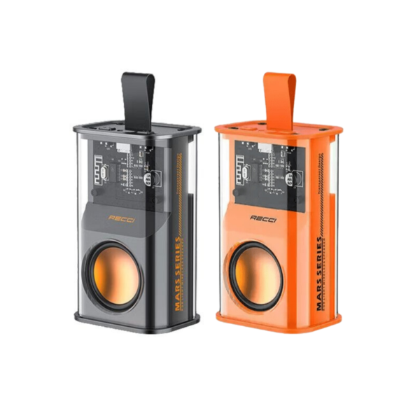 RECCI RSK-W30 Transparent Wireless Speaker with RGB Light