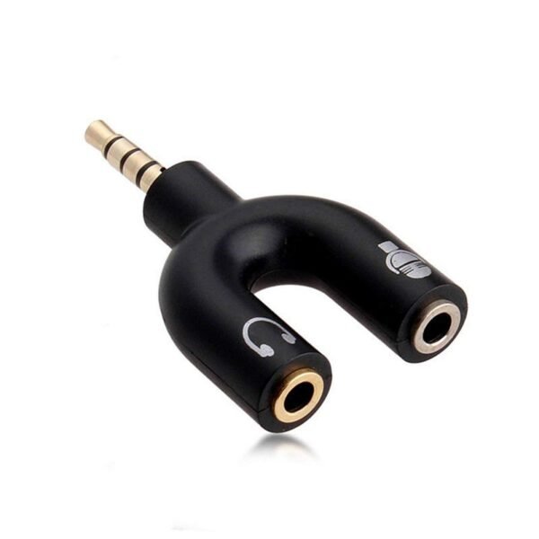 U-Shape Converter- 3.5mm Audio Splitter For Headphone and Microphone - Image 2