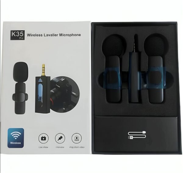 K35 wireless Dual microphone - Image 2